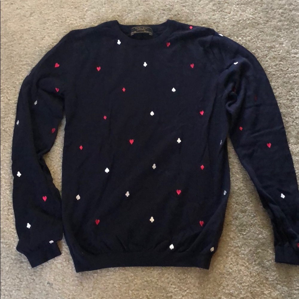 Zara Man DENIM COUTURE sweater